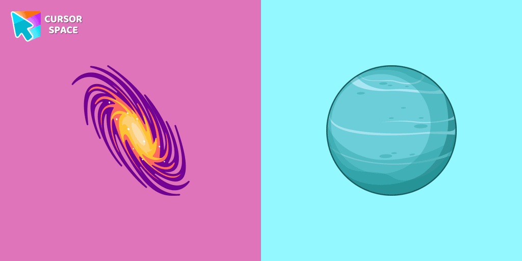 Uranus Planet cursor cursor pack